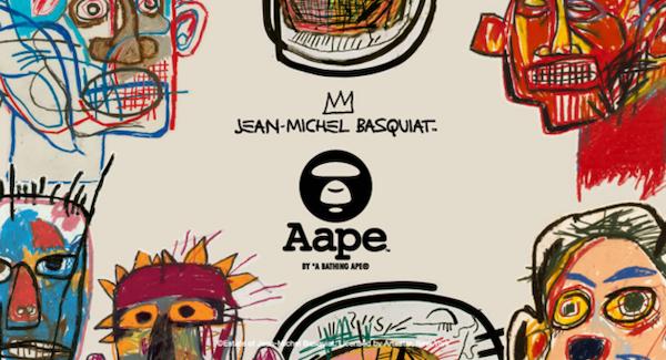 AAPE × JEAN-MICHEL BASQUIAT 徜徉于浩瀚艺术之空
