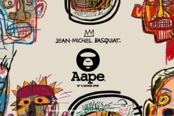 AAPE × JEAN-MICHEL BASQUIAT 徜徉于浩瀚艺术之